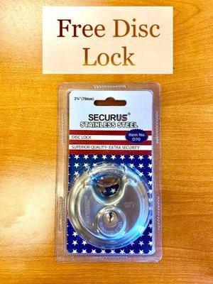 Free lock with every unit!