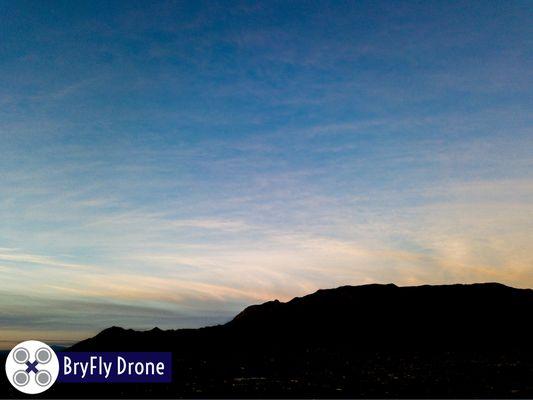 Here's one of our favorite sunset picks in Albuquerque. The silhouette of Sandia can be seen on the horizon!