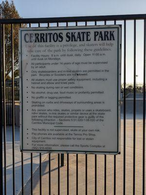 Cerritos Skate Park