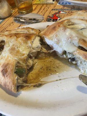 Veggie calzone