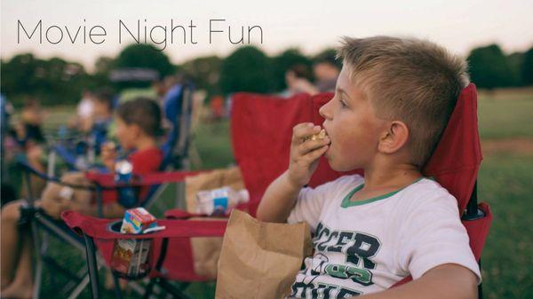 Community Movie Nights are a great time for the entire family!