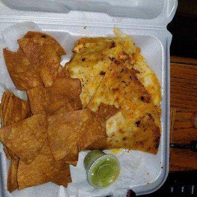 Chicken Quesadilla.