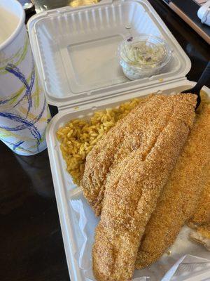 Fish Platter Flounder crispy