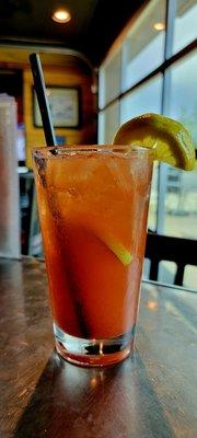 Strawberry vodka lemonade