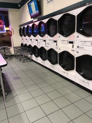 Tons of washers and dryers