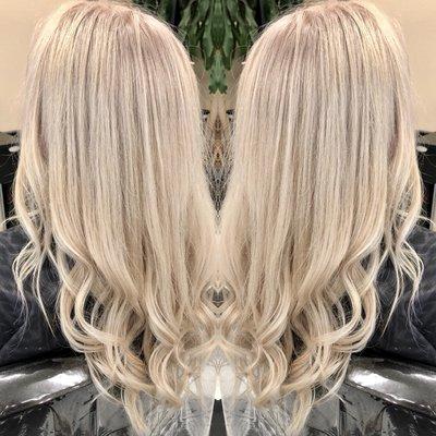 Blonde life! Color, cut & style by Christina