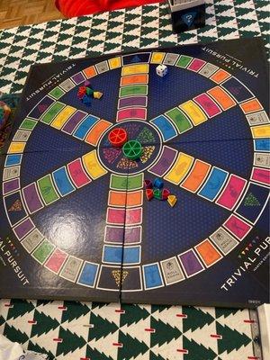 We play Trivial Pursuit on Holidays. 01/20/21