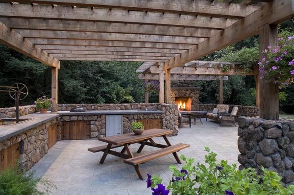 Craftsman Lodge-Style Home in Nicasio, CA
 Polsky Perlstein Architects