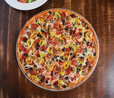 Our renowned Buffalo-style pizza, pasta, subs, salads, and wings are made with family heirloom recipes, perfected over generations.