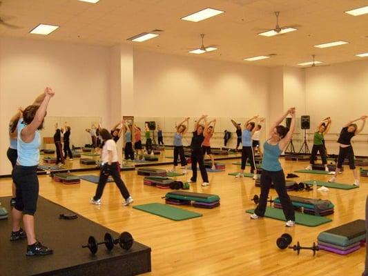 Group Exercise classes for fun fitness.