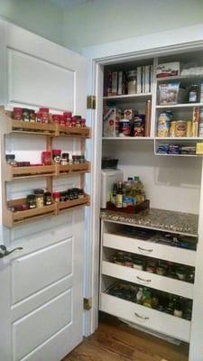 Working pantry Customer uses her party everyday