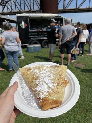 Strawberry and Nutella crepe