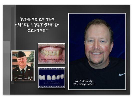 Make a Vet Smile Contest Winner!