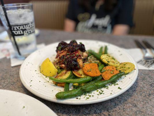 Honey glazed Salmon