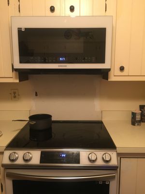 Over the range microwave