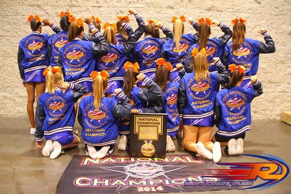 Senior 1 Supremes Back to Back National Champions.