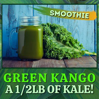 Half a pound of Kale never tasted so good!