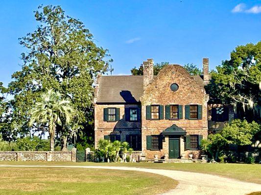 Rebuilt historic residence of the white family