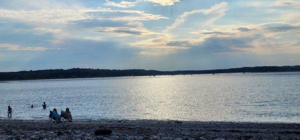 Beach on the river side