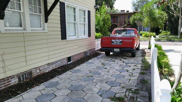 Working on a very cool old house near Vinoy park