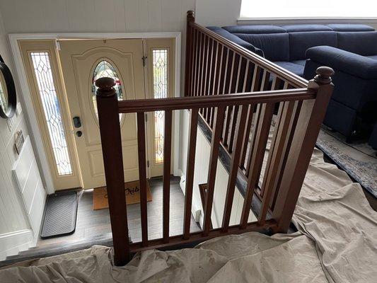 Banister Replacement Prep