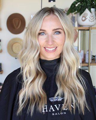 Natural Beaded Row hair extensions by Lexi