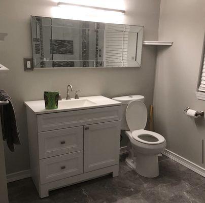 Bathroom remodel