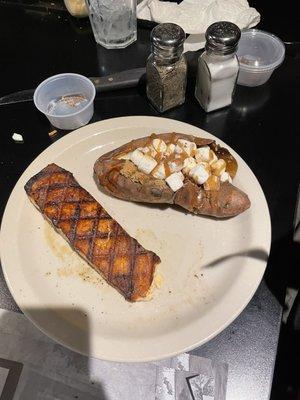 Grilled salmon