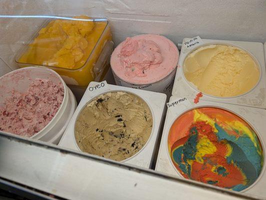 Ice cream flavors