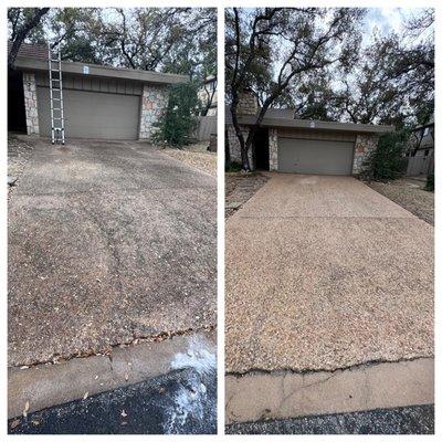 Driveway wash