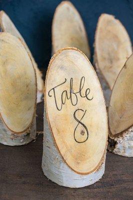 Aspen Table Numbers