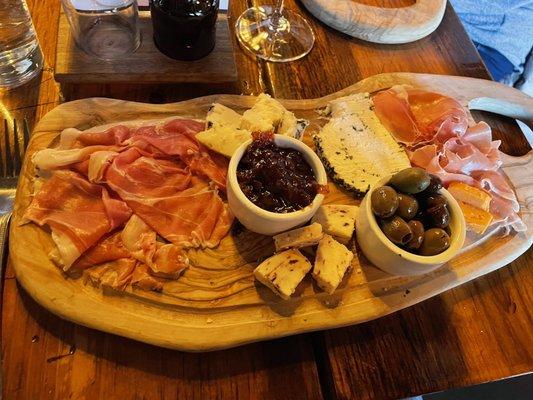 Made my own Charcuterie board. Fabulous!