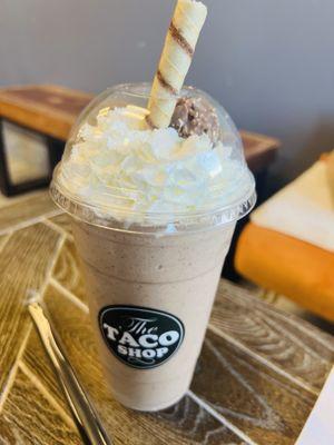 Ferrero Frappe with shot of coffee