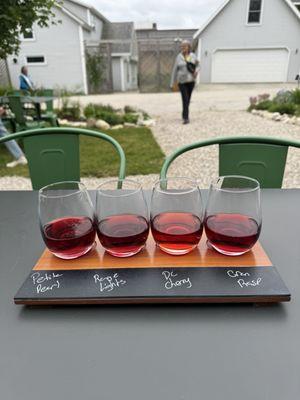 wine flight. great value for $12