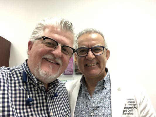 Dr. Panos Vasiloudes with me today. He's fantastic. Smart. Kind. Sincere.