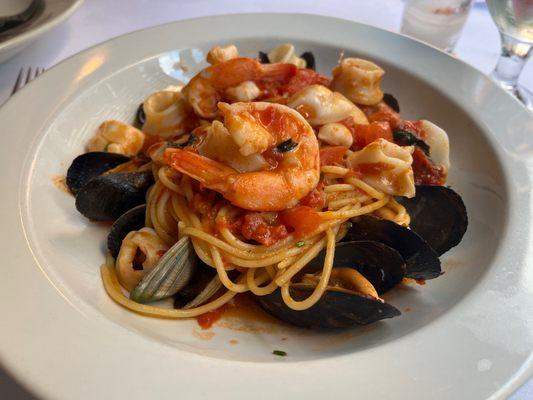 Pasta with seafood special