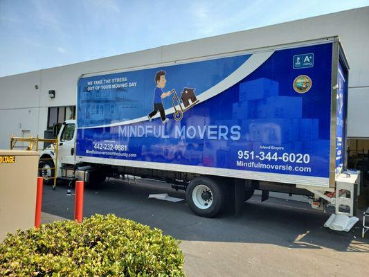 Mindful Movers offers huge 26 foot truck w lift gate.