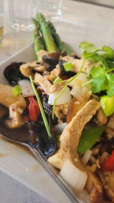 Mushroom stir fry.