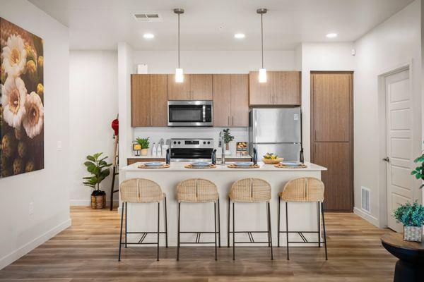 Brand New Spacious Kitchen with Island