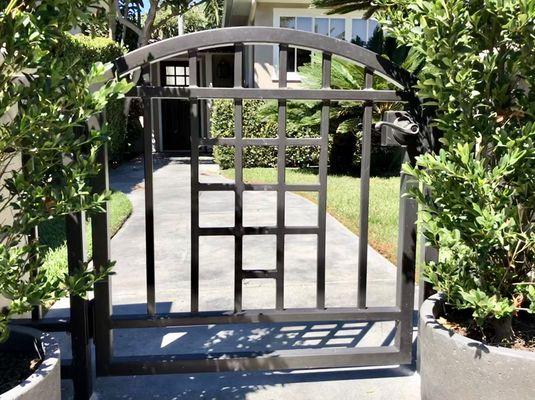 Entry gate in Newport Beach