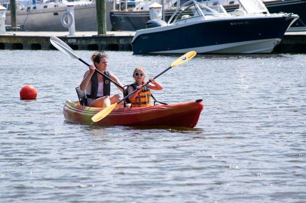 Family fun on the water