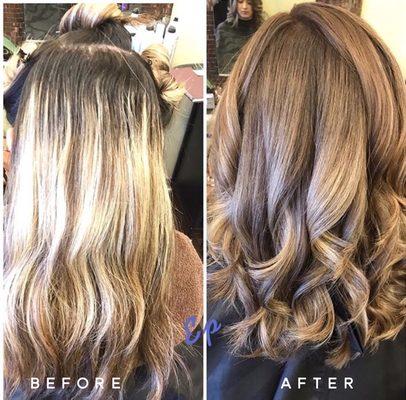 Hair artist Erika is a master hair colorist with stunning results every time.