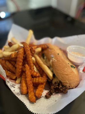 Philly Cheese Bae Original Plant Fries