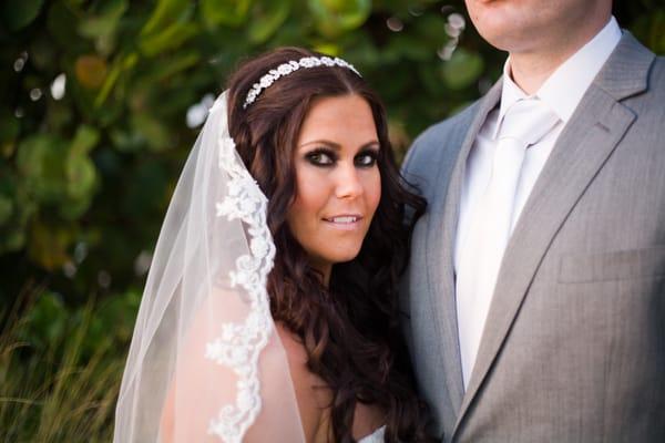 headband & veil by Loretta's Boutique