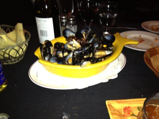 Mussels appetizer