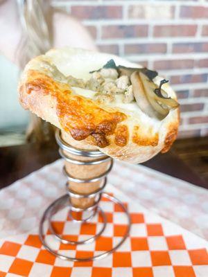 Custom pizza cone!