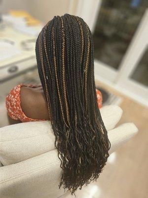 Small box braids