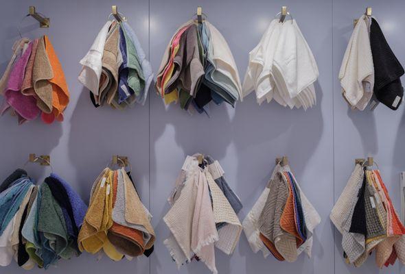 Bath and Linen Sample Wall