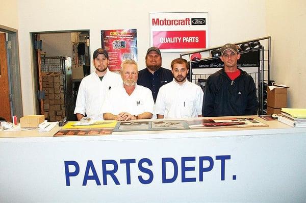 Our Parts Staff