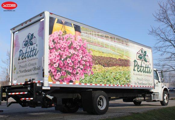 Add your compnay logo and custom graphics to your company's trucks!